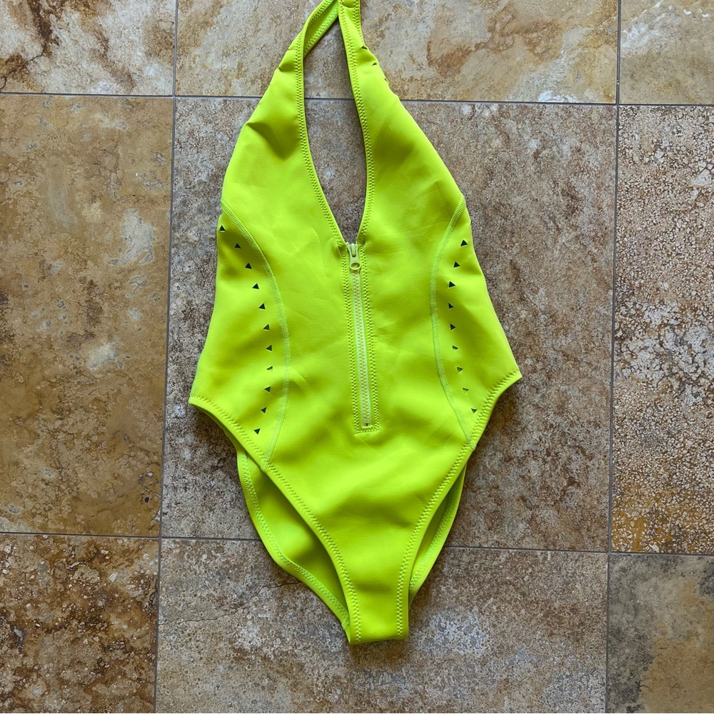Neon Wetsuit Material One Piece